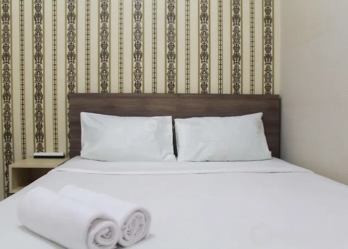 Strategic And Posh Studio Apartment No Kitchen Aeropolis Residence By Travelio